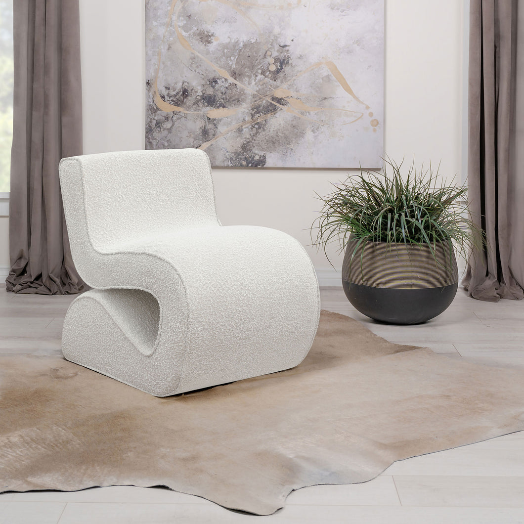 COASTER ACCENT CHAIR (CREAM)