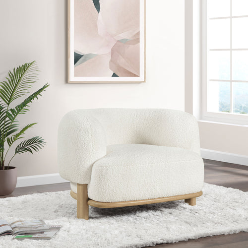 COASTER ACCENT CHAIR (IVORY)