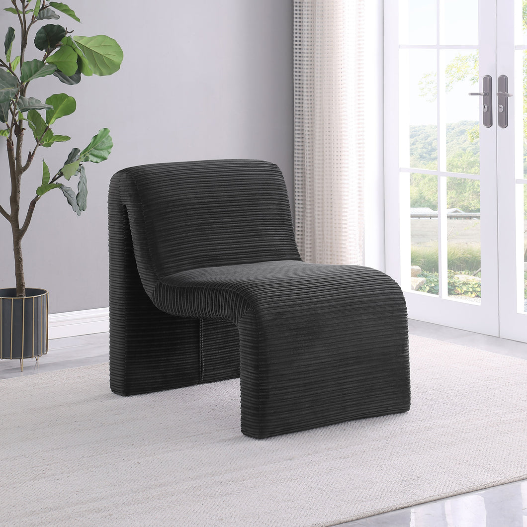 COASTER ACCENT CHAIR (BLACK)