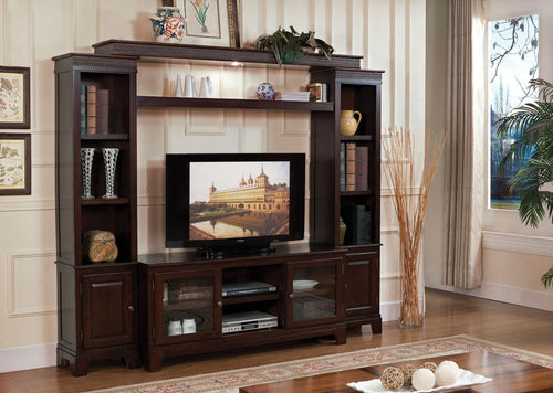 Acme Halden Merlot Entertainment Center