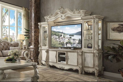 Acme Versailles Bone White Entertainment Center