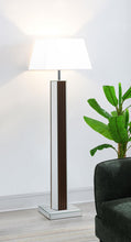 Load image into Gallery viewer, Coaster Elena 67-inch Square Tapered Mirrored Floor Lamp Brown