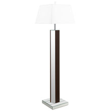 Load image into Gallery viewer, Coaster Elena 67-inch Square Tapered Mirrored Floor Lamp Brown