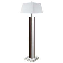 Load image into Gallery viewer, Coaster Elena 67-inch Square Tapered Mirrored Floor Lamp Brown