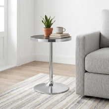 Load image into Gallery viewer, Coaster Cazen Round Faux Marble Top Pedestal Side Table Grey