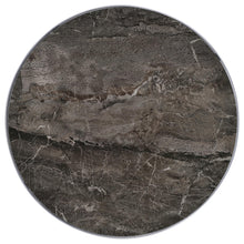Load image into Gallery viewer, Coaster Cazen Round Faux Marble Top Pedestal Side Table Grey