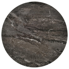 Load image into Gallery viewer, Coaster Barcelo Round Faux Marble Top Metal Side Table Grey