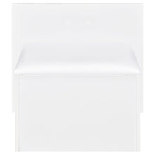 Load image into Gallery viewer, Coaster Flora 2-drawer Vanity Set with LED Mirror White High Gloss