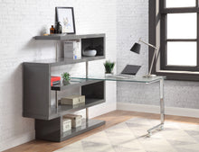 Load image into Gallery viewer, Acme Buck II Writing Desk W/Bookshelf