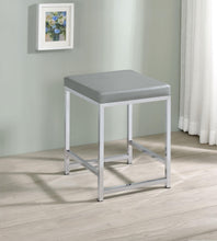 Load image into Gallery viewer, Coaster Umbridge Upholstered Square Padded Cushion Vanity Stool
