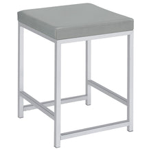 Load image into Gallery viewer, Coaster Umbridge Upholstered Square Padded Cushion Vanity Stool
