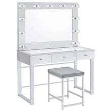 Load image into Gallery viewer, Coaster Umbridge Upholstered Square Padded Cushion Vanity Stool