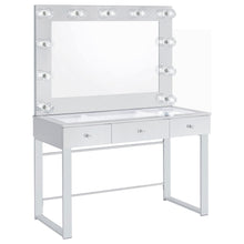 Load image into Gallery viewer, Coaster Umbridge 3-drawer Vanity Set with Lighting Chrome and White