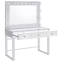 Load image into Gallery viewer, Coaster Umbridge 3-drawer Vanity Set with Lighting Chrome and White