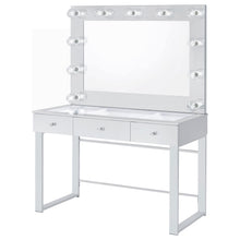 Load image into Gallery viewer, Coaster Umbridge 3-drawer Vanity Set with Lighting Chrome and White