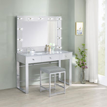 Load image into Gallery viewer, Coaster Umbridge 3-drawer Vanity Set with Lighting Chrome and White