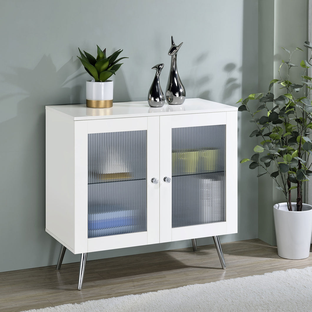 COASTER ACCENT CABINET (WHITE)