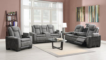 Load image into Gallery viewer, Arcadia Gray Sofa &amp; Loveseat &amp; Chair