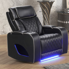 Load image into Gallery viewer, Aurora Black Sofa &amp; Loveseat &amp; Chair