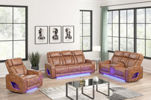 Load image into Gallery viewer, Aurora Brown Sofa &amp; Loveseat &amp; Chair
