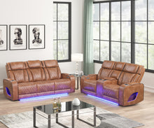 Load image into Gallery viewer, Aurora Brown Sofa &amp; Loveseat