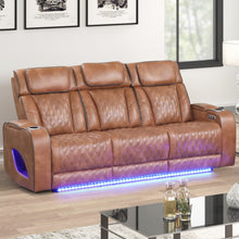 Load image into Gallery viewer, Aurora Brown Sofa &amp; Loveseat