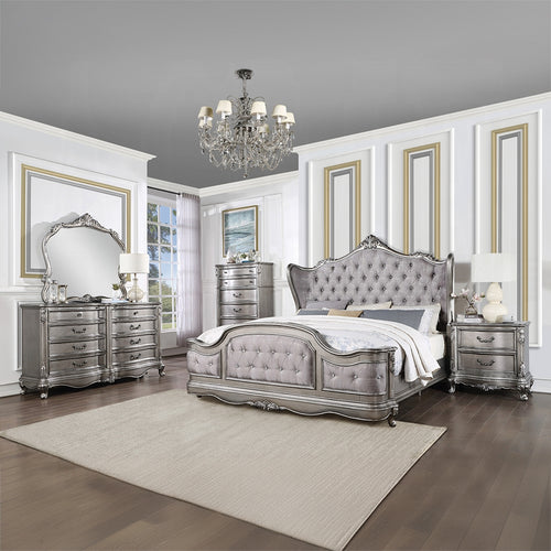 Acme Ariadne Antique Platinum Bedroom Set