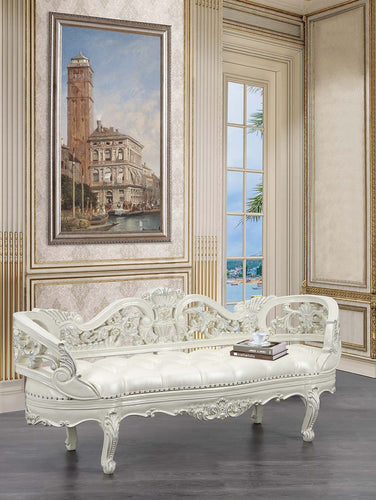 Acme Adara Antique White  Bench