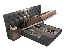 Load image into Gallery viewer, ESF Emporio Black King size Bed
