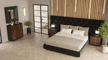 Load image into Gallery viewer, ESF Emporio Black King size Bed