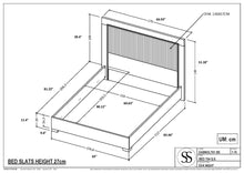 Load image into Gallery viewer, ESF Eva Queen size Bed
