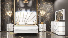 Load image into Gallery viewer, ESF Oro White King Size Bed