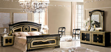 Load image into Gallery viewer, ESF Aida Bedroom Black w/Gold, Camelgroup Italy