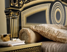 Load image into Gallery viewer, ESF Aida Bedroom Black w/Gold, Camelgroup Italy