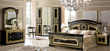Load image into Gallery viewer, ESF Aida Bedroom Black w/Gold, Camelgroup Italy