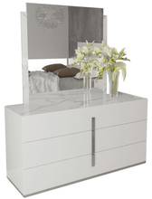 Load image into Gallery viewer, ESF Carrara White Dresser/Mirror