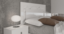 Load image into Gallery viewer, ESF Carrara Bed with Anna Nightstands