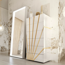 Load image into Gallery viewer, ESF Oro White Bed with Frames