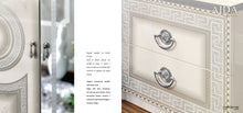Load image into Gallery viewer, ESF Aida White-Silver Nightstand
