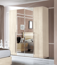 Load image into Gallery viewer, ESF Maia/Platinum/Ambra 4 Door Wardrobe Betulla Sabbia