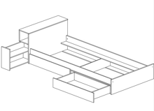 Load image into Gallery viewer, ESF Jazz Kids Bedroom Oak White