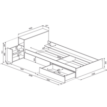 Load image into Gallery viewer, ESF Jazz Kids Bedroom Oak White