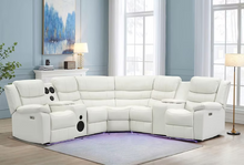 Load image into Gallery viewer, Bronx White 3-pc Sectional