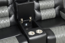 Load image into Gallery viewer, Sarasota Black 4-pc Sectional