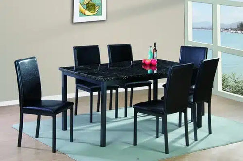 Todays Furniture Black Dining Room Set (7 PC)