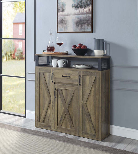 Acme Abiram Rustic Oak  Server