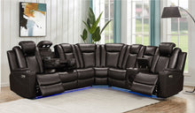 Load image into Gallery viewer, Daytona Brown 3-pc Sectional