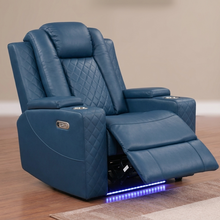 Load image into Gallery viewer, Dearborn Blue Sofa &amp; Loveseat &amp; Chair