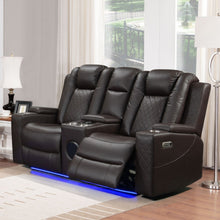 Load image into Gallery viewer, Dearborn Brown Sofa &amp; Loveseat &amp; Chair