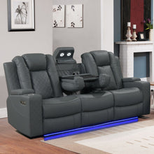 Load image into Gallery viewer, Dearborn Gray Sofa &amp; Loveseat